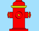 Coloring page Fire hydrant painted byenrique