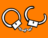 Coloring page Handcuffs painted byhomework