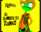 Coloring page Rango painted bychris