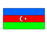 Coloring page Azerbaijan painted bypedro