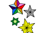 Coloring page Snowflakes painted bygkkkjohjull