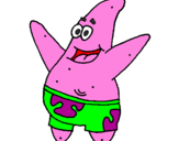 Coloring page Patrick Star painted byHanan Wazzy