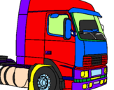 Coloring page Truck painted bygiulian