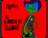 Coloring page Rango painted byjordy