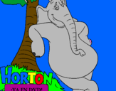 Coloring page Horton painted byjordy
