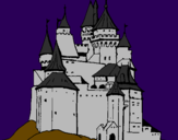 Coloring page Medieval castle painted byjake