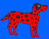 Coloring page Dalmatian painted byShannen