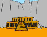 Coloring page The Valley of the Kings painted bykelan