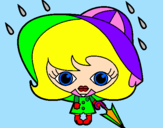 Coloring page Rain III painted bysissy lol