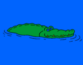 Coloring page Crocodile 2 painted byjordy