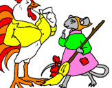 Coloring page The vain little mouse 13 painted by1