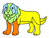 Coloring page Pigment the dog painted byjulian