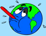 Coloring page Global warming painted byhriday