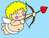 Coloring page Cupid painted byKristina