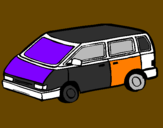 Coloring page Family car painted byahmad