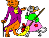 Coloring page The vain little mouse 15 painted by1