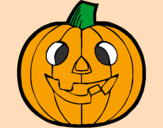 Coloring page Pumpkin IV painted bysheila gomz
