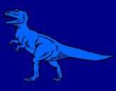 Coloring page Tyrannosaurus Rex painted byreubenb