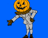 Coloring page Jack-o-lantern painted byjordy