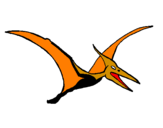 Coloring page Pterodactyl painted bymmuthios