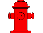 Coloring page Fire hydrant painted byRobert