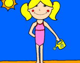 Coloring page Summer 7 painted bycamila
