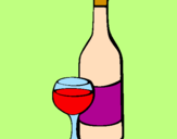 Coloring page Wine painted bymilagros