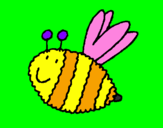 Coloring page Bee 4 painted byreubenb