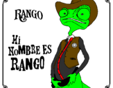 Coloring page Rango painted by007