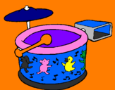 Coloring page Drums painted bysilvia