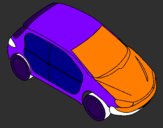 Coloring page Car seen from above painted bydavide