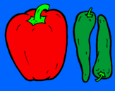 Coloring page Peppers painted bydaniel