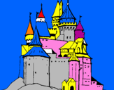 Coloring page Medieval castle painted byARNAU   PRATSERRA