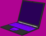Coloring page Laptop painted bymagda