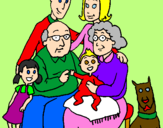 Coloring page Family  painted byMADI524