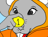 Coloring page The vain little mouse 3 painted byanon