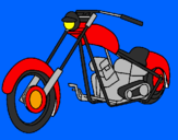 Coloring page Motorbike painted byboaz