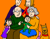 Coloring page Family  painted bydiizmariie