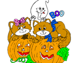 Coloring page Halloween painted byHALLOWEEN