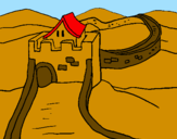 Coloring page The Great Wall of China painted byGIULIA