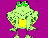 Coloring page Frog painted bysandy