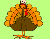Coloring page Turkey painted byLIADAMIG