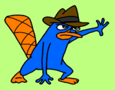Coloring page Perry 2 painted byJUAN DAVID