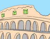 Coloring page Colosseum painted byJUAN DAVID