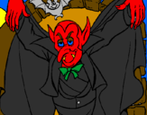 Coloring page Dracula painted byjordy