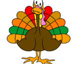 Coloring page Turkey painted byAdrian
