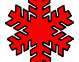 Coloring page Snowflake painted byyghh