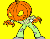 Coloring page Jack-o painted bymalù