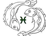 Coloring page Pisces painted byp6kthg