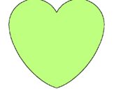 Coloring page Heart painted byo1